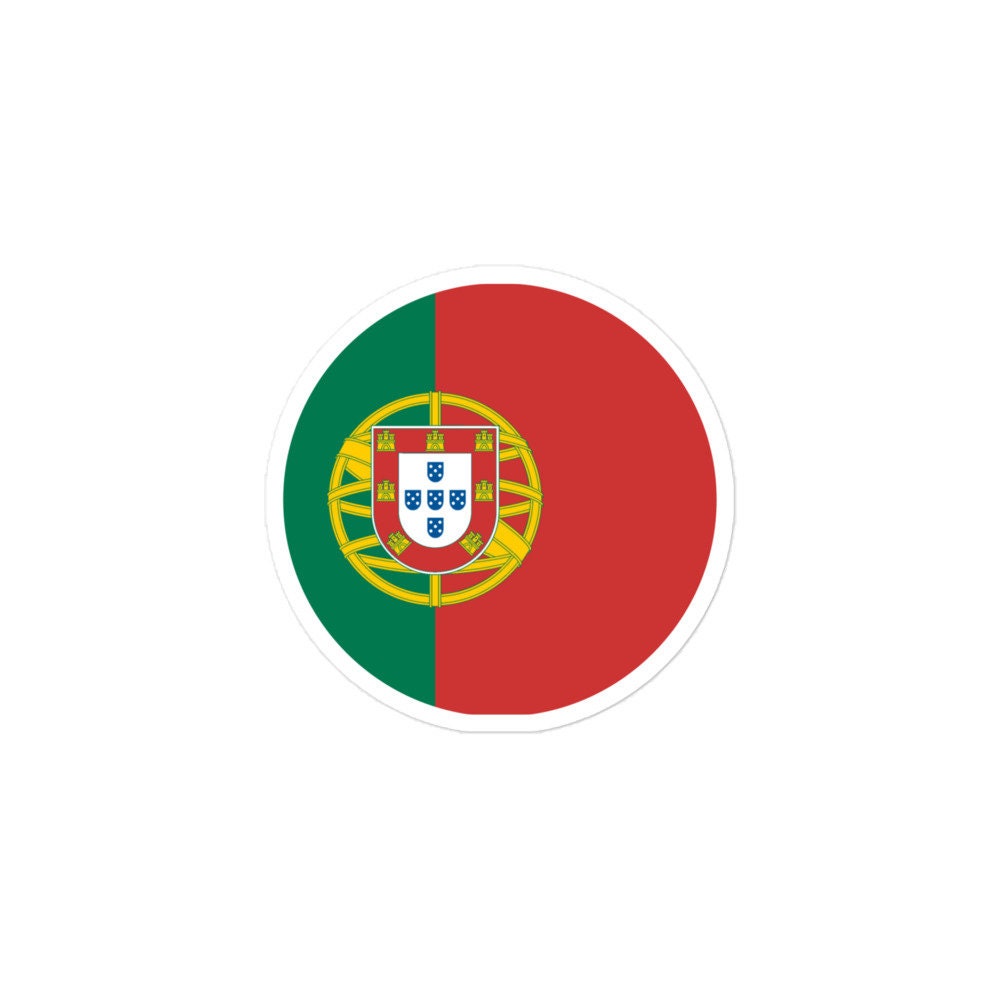 Portugal Flag Sticker | Bubble-free Kiss Cut Versatile Durable Water Safe Decorative Add-on for your Cars, Laptops, Notebooks and Phones