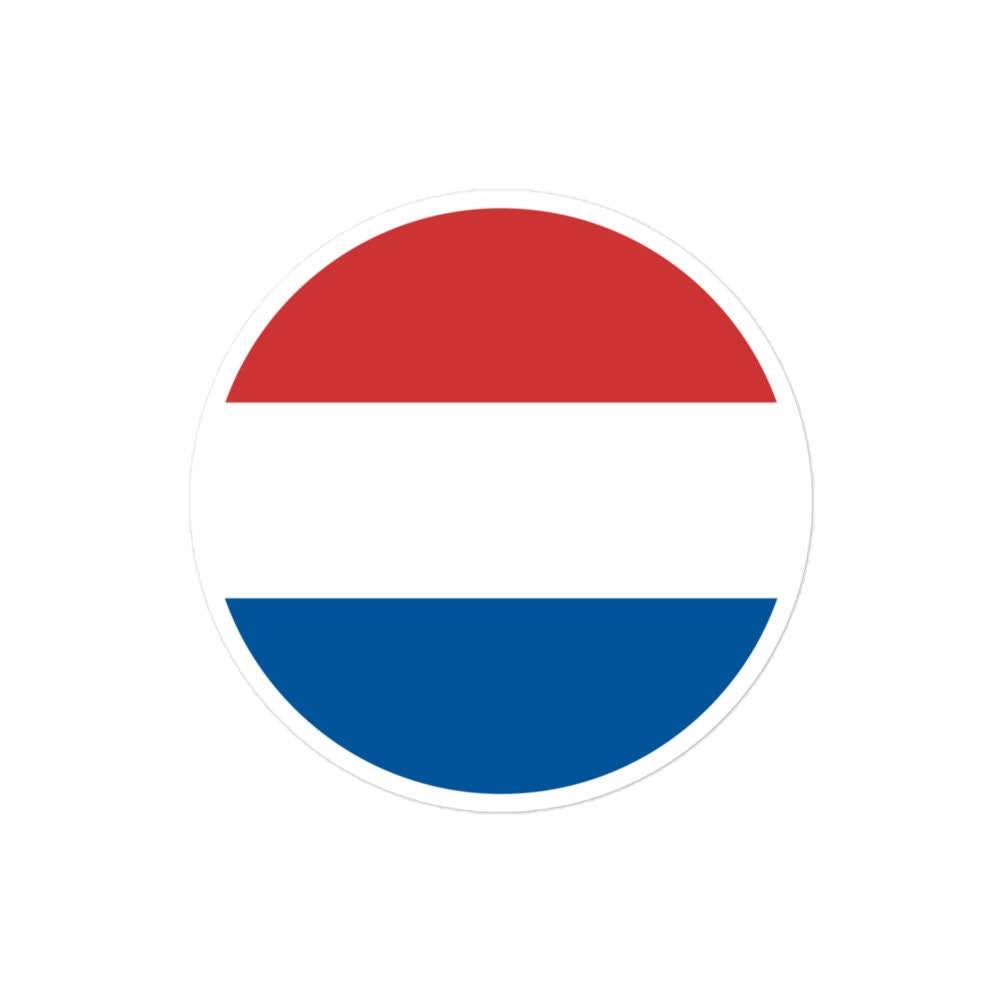 Netherlands Flag Sticker | Bubble-free Kiss Cut Versatile Durable Water Safe Decorative Add-on for your Cars, Laptops, Notebooks and Phones