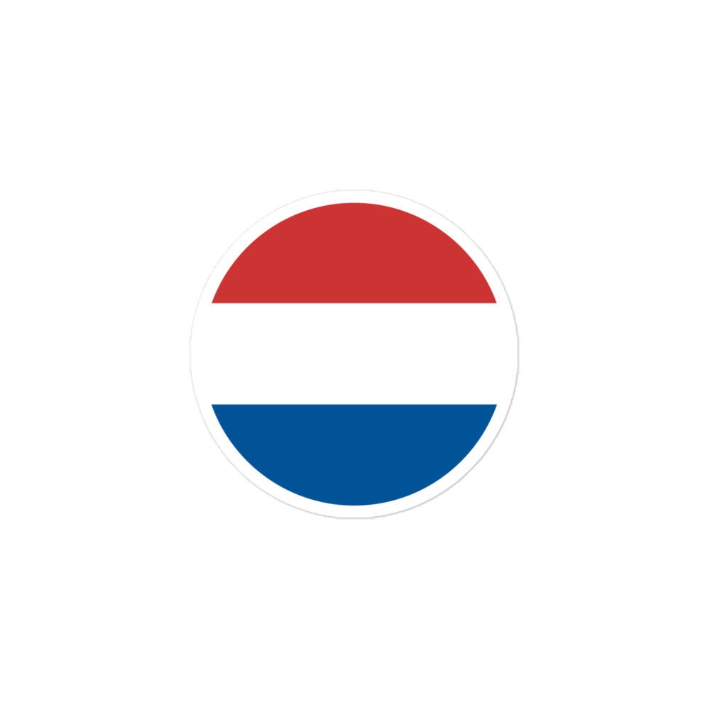 Netherlands Flag Sticker | Bubble-free Kiss Cut Versatile Durable Water Safe Decorative Add-on for your Cars, Laptops, Notebooks and Phones