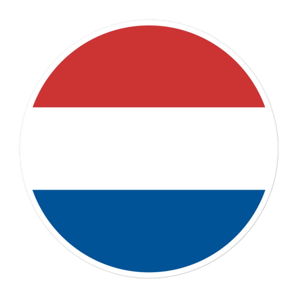 Netherlands Flag Sticker | Bubble-free Kiss Cut Versatile Durable Water Safe Decorative Add-on for your Cars, Laptops, Notebooks and Phones