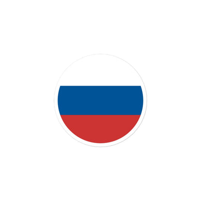 Russia Flag Sticker | Bubble-free Kiss Cut Versatile Durable Water Safe Decorative Add-on for your Cars, Laptops, Notebooks and Phones