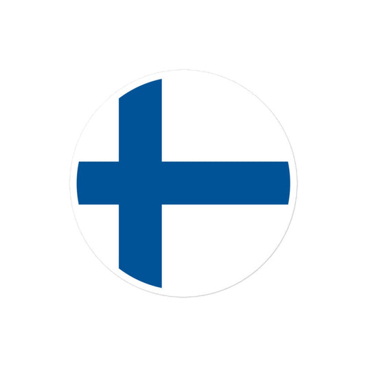 Finland Flag Sticker | Bubble-free Kiss Cut Versatile Durable Water Safe Decorative Add-on for your Cars, Laptops, Notebooks and Phones