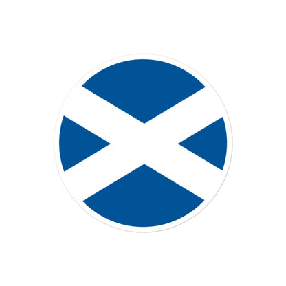 Scotland Flag Sticker | Bubble-free Kiss Cut Versatile Durable Water Safe Decorative Add-on for your Cars, Laptops, Notebooks and Phones