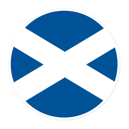 Scotland Flag Sticker | Bubble-free Kiss Cut Versatile Durable Water Safe Decorative Add-on for your Cars, Laptops, Notebooks and Phones