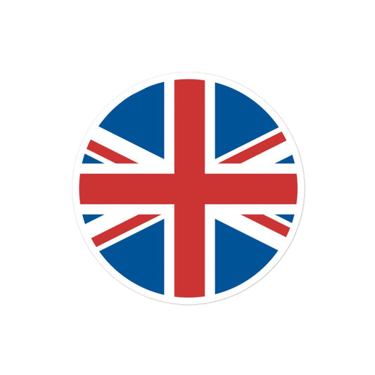 United Kingdom Flag Sticker | Bubble-free Kiss Cut Versatile Durable Water Safe Decorative Add-on for your Car, Laptop, Notebooks and Phones