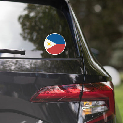 Philippines Flag Sticker | Bubble-free Kiss Cut Versatile Durable Water Safe Decorative Add-on for your Cars, Laptops, Notebooks and Phones