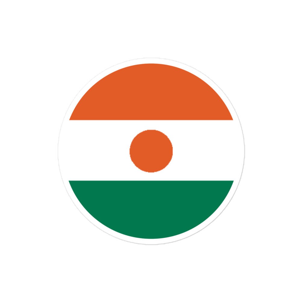 Niger Flag Sticker | Bubble-free Kiss Cut Versatile Durable Water Safe Decorative Add-on for your Cars, Laptops, Notebooks and Phones