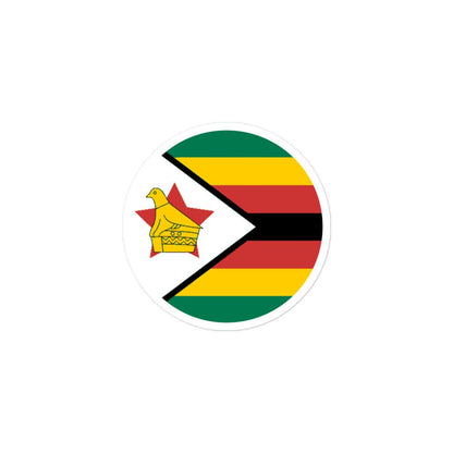 Zimbabwe Flag Sticker | Bubble-free Kiss Cut Versatile Durable Water Safe Decorative Add-on for your Cars, Laptops, Notebooks and Phones