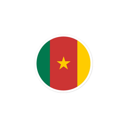 Cameroon Flag Sticker | Bubble-free Kiss Cut Versatile Durable Water Safe Decorative Add-on for your Cars, Laptops, Notebooks and Phones