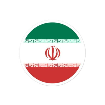 Iran Flag Sticker | Bubble-free Kiss Cut Versatile Durable Water Safe Decorative Add-on for your Cars, Laptops, Notebooks and Phones