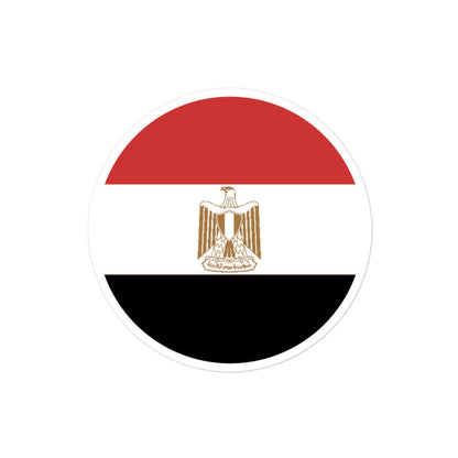 Egypt Flag Sticker | Bubble-free Kiss Cut Versatile Durable Water Safe Decorative Add-on for your Cars, Laptops, Notebooks and Phones