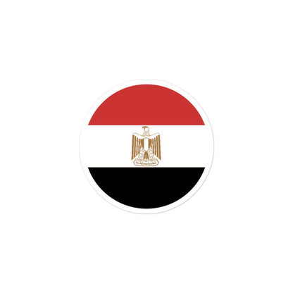 Egypt Flag Sticker | Bubble-free Kiss Cut Versatile Durable Water Safe Decorative Add-on for your Cars, Laptops, Notebooks and Phones