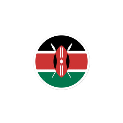 Kenya Flag Sticker | Bubble-free Kiss Cut Versatile Durable Water Safe Decorative Add-on for your Cars, Laptops, Notebooks and Phones