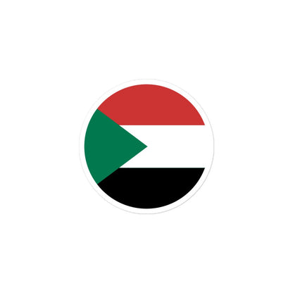 Sudan Flag Sticker | Bubble-free Kiss Cut Versatile Durable Water Safe Decorative Add-on for your Cars, Laptops, Notebooks and Phones