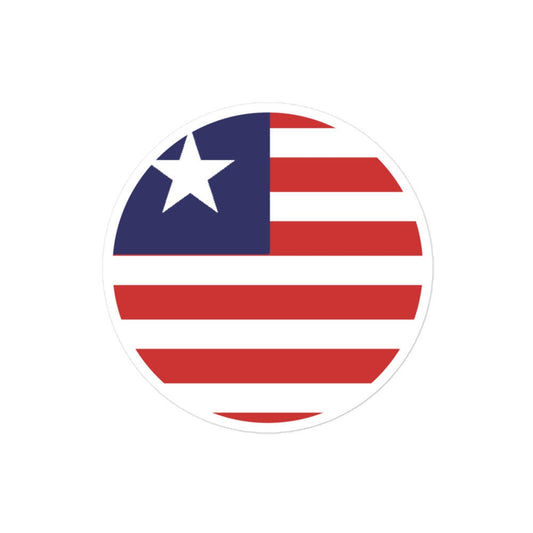 Liberia Flag Sticker | Bubble-free Kiss Cut Versatile Durable Water Safe Decorative Add-on for your Cars, Laptops, Notebooks and Phones