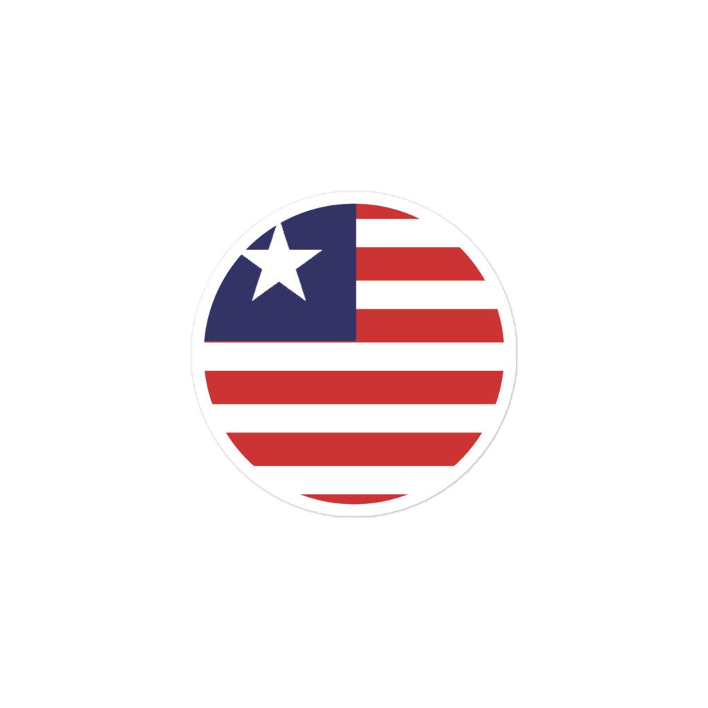 Liberia Flag Sticker | Bubble-free Kiss Cut Versatile Durable Water Safe Decorative Add-on for your Cars, Laptops, Notebooks and Phones