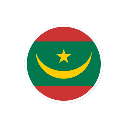 Mauritania Flag Sticker | Bubble-free Kiss Cut Versatile Durable Water Safe Decorative Add-on for your Cars, Laptops, Notebooks and Phones