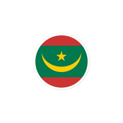 Mauritania Flag Sticker | Bubble-free Kiss Cut Versatile Durable Water Safe Decorative Add-on for your Cars, Laptops, Notebooks and Phones