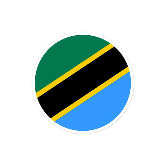 Tanzania Flag Sticker | Bubble-free Kiss Cut Versatile Durable Water Safe Decorative Add-on for your Cars, Laptops, Notebooks and Phones