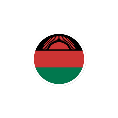 Malawi Flag Sticker | Bubble-free Kiss Cut Versatile Durable Water Safe Decorative Add-on for your Cars, Laptops, Notebooks and Phones