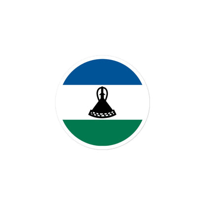 Lesotho Flag Sticker | Bubble-free Kiss Cut Versatile Durable Water Safe Decorative Add-on for your Cars, Laptops, Notebooks and Phones