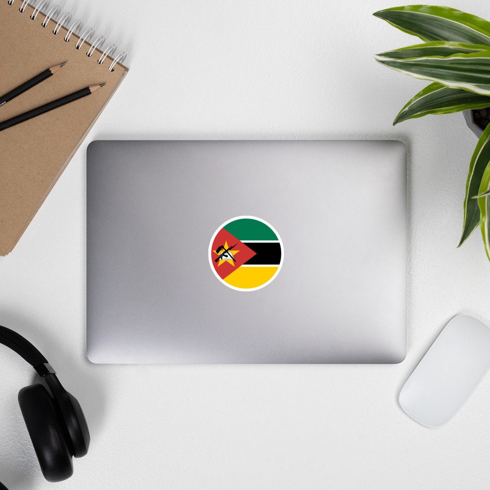 Mozambique Flag Sticker | Bubble-free Kiss Cut Versatile Durable Water Safe Decorative Add-on for your Cars, Laptops, Notebooks and Phones