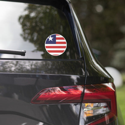 Liberia Flag Sticker | Bubble-free Kiss Cut Versatile Durable Water Safe Decorative Add-on for your Cars, Laptops, Notebooks and Phones