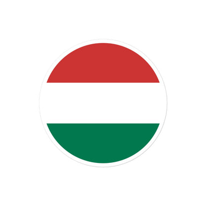 Hungary Flag Sticker | Bubble-free Kiss Cut Versatile Durable Water Safe Decorative Add-on for your Cars, Laptops, Notebooks and Phones