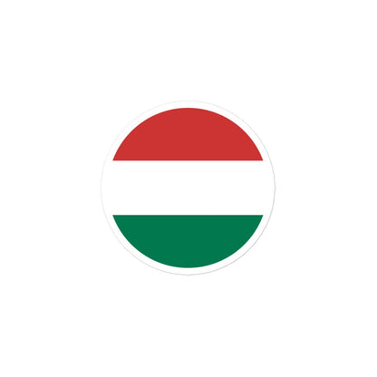 Hungary Flag Sticker | Bubble-free Kiss Cut Versatile Durable Water Safe Decorative Add-on for your Cars, Laptops, Notebooks and Phones