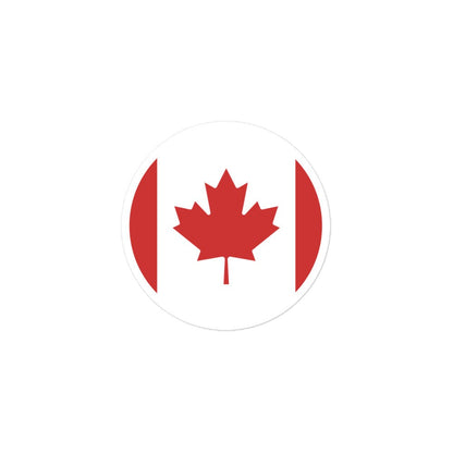 Canada Flag Sticker | Bubble-free Kiss Cut Versatile Durable Water Safe Decorative Add-on for your Cars, Laptops, Notebooks and Phones