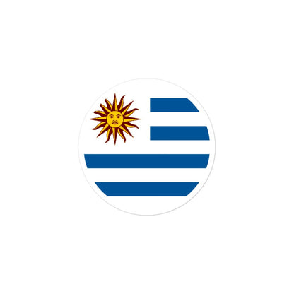 Uruguay Flag Sticker | Bubble-free Kiss Cut Versatile Durable Water Safe Decorative Add-on for your Cars, Laptops, Notebooks and Phones