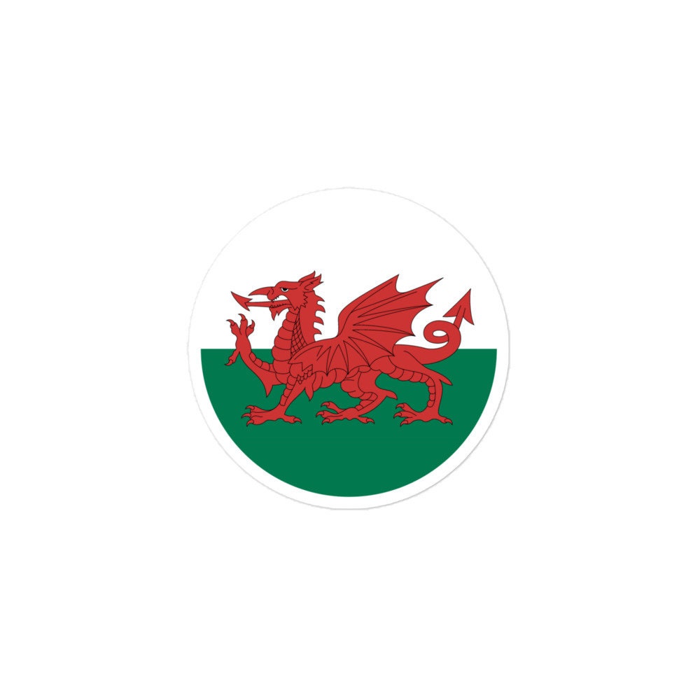 Wales Flag Sticker | Bubble-free Kiss Cut Versatile Durable Water Safe Decorative Add-on for your Cars, Laptops, Notebooks and Phones