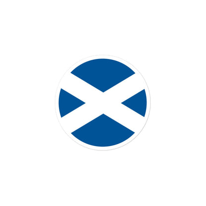 Scotland Flag Sticker | Bubble-free Kiss Cut Versatile Durable Water Safe Decorative Add-on for your Cars, Laptops, Notebooks and Phones