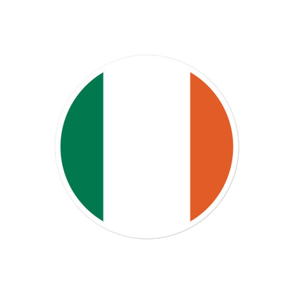 Ireland Flag Sticker | Bubble-free Kiss Cut Versatile Durable Water Safe Decorative Add-on for your Cars, Laptops, Notebooks and Phones