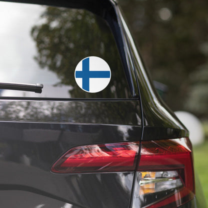 Finland Flag Sticker | Bubble-free Kiss Cut Versatile Durable Water Safe Decorative Add-on for your Cars, Laptops, Notebooks and Phones