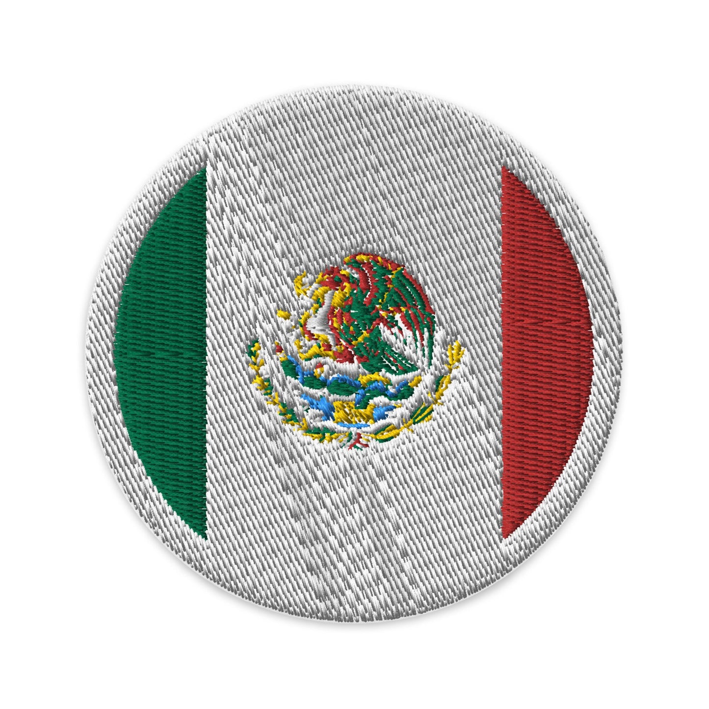 Mexico Flag Patch | Embroidered Iron-on or Sew-on DIY Applique For Vest, Backpack, Clothing Badge, Bikers, Travel Collectors, Souvenir