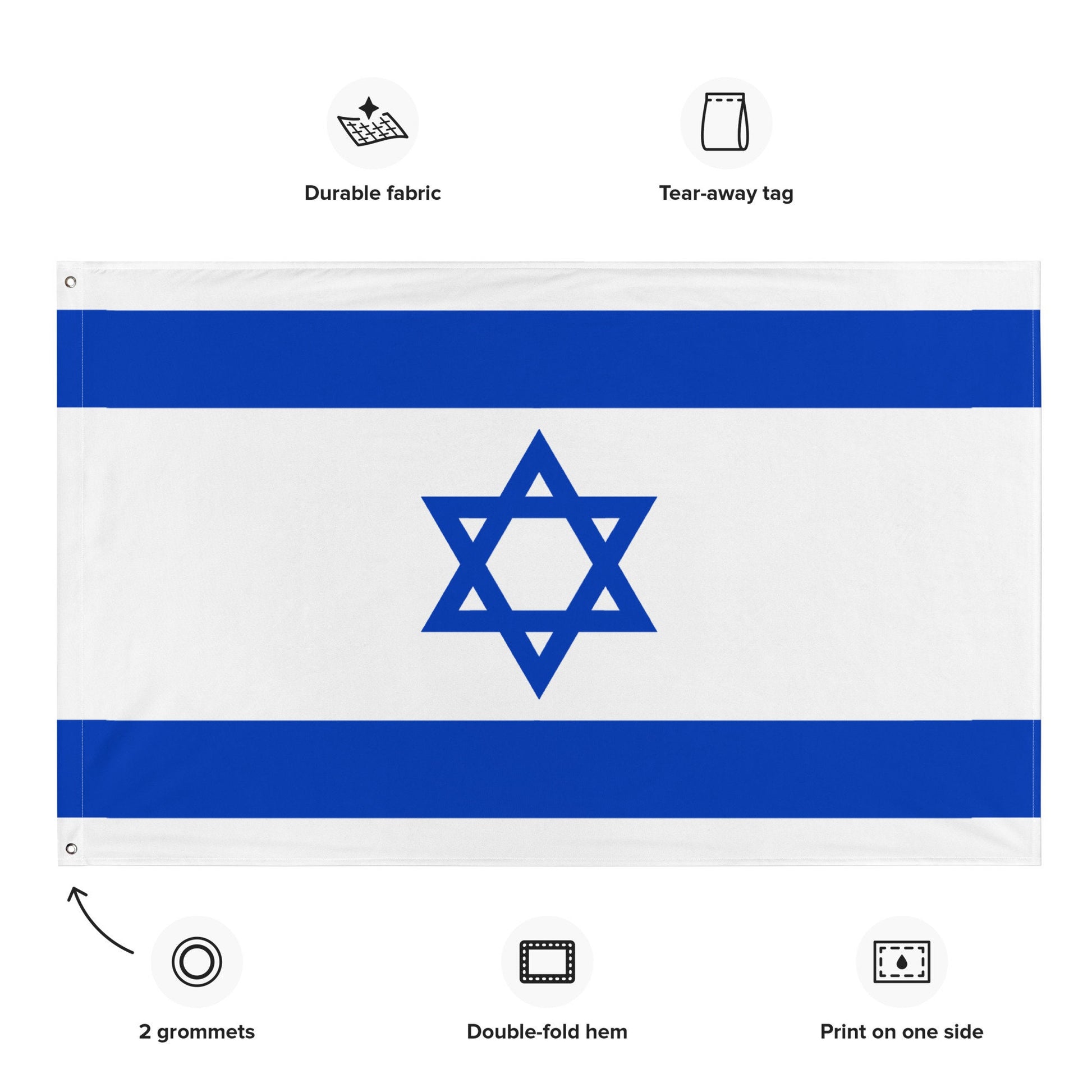 Israel Large Premium Flag