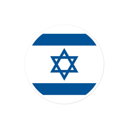 Israel Flag Sticker | Bubble-free Kiss Cut Versatile Durable Water Safe Decorative Add-on for your Cars, Laptops, Notebooks and Phones