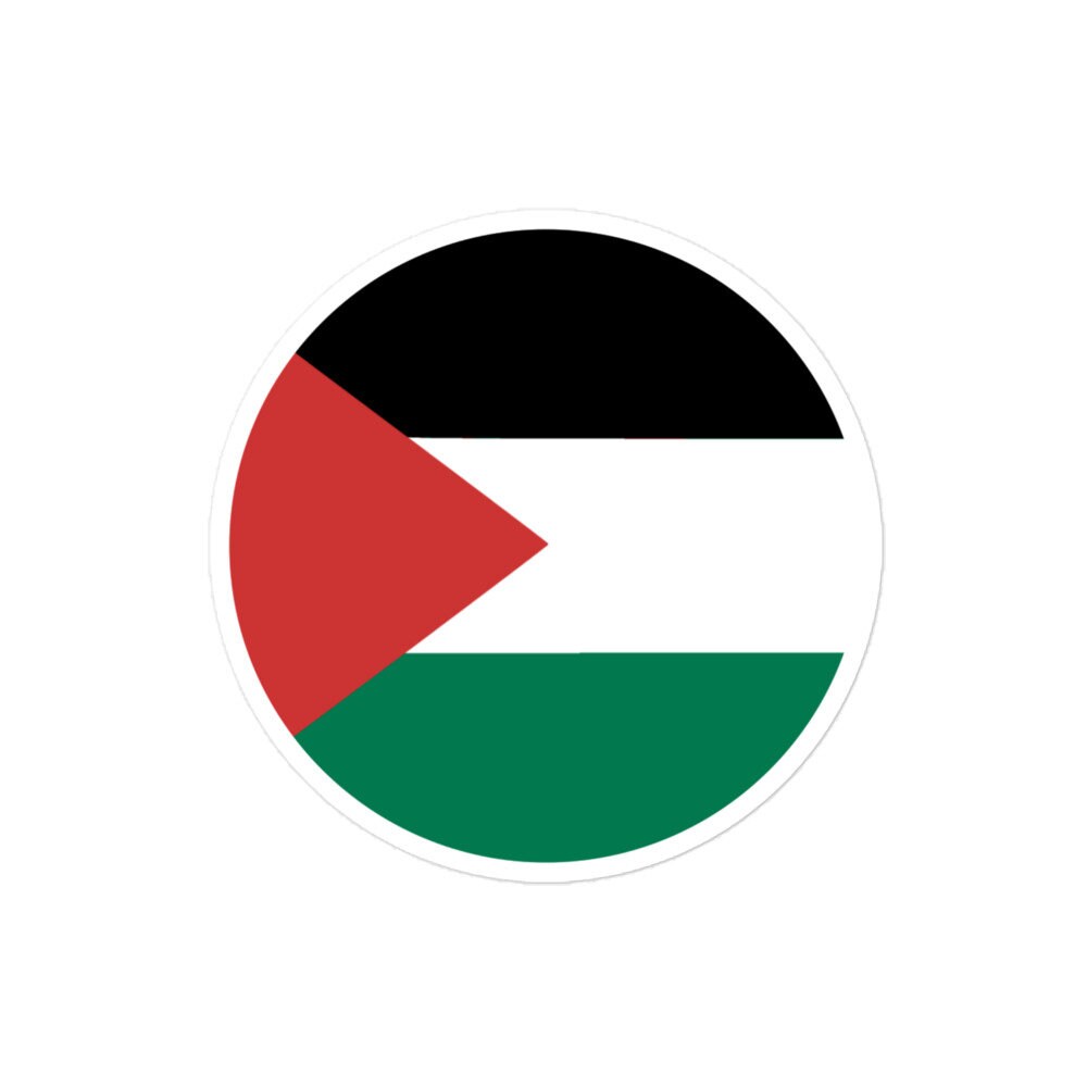 Palestine Flag Sticker | Bubble-free Kiss Cut Versatile Durable Water Safe Decorative Add-on for your Cars, Laptops, Notebooks and Phones