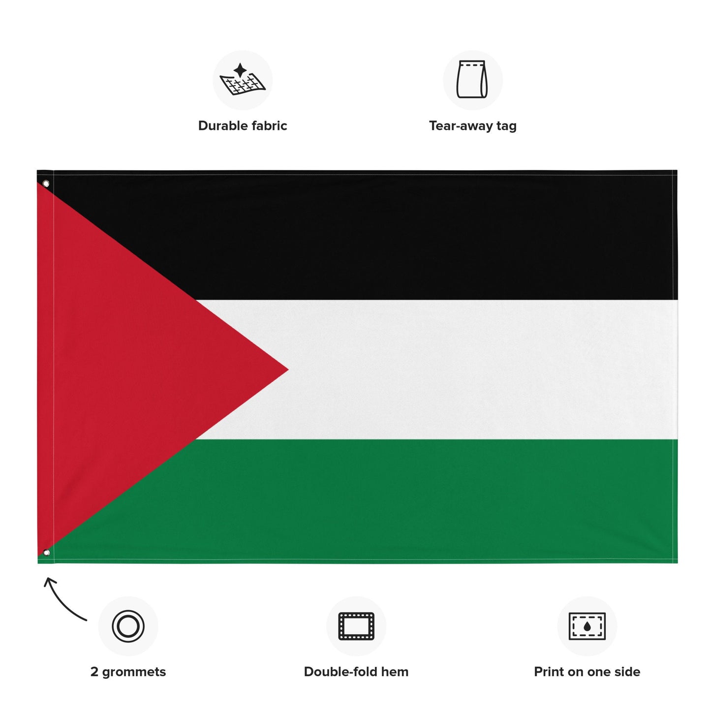 Palestine Large Premium Flag