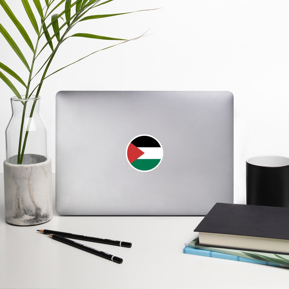 Palestine Flag Sticker | Bubble-free Kiss Cut Versatile Durable Water Safe Decorative Add-on for your Cars, Laptops, Notebooks and Phones