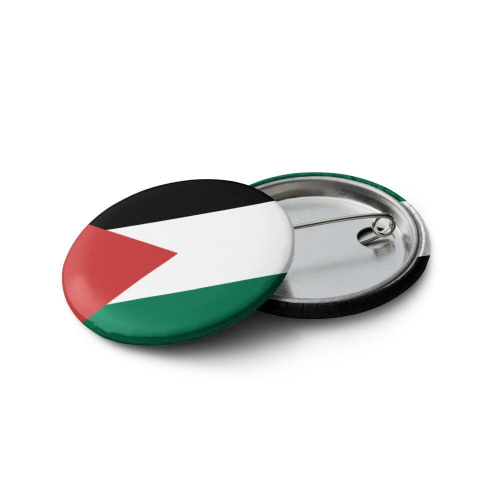 Palestine Flag Pin Set | 5 Durable Decorative Buttons Brooch for Vest, Backpack, Clothing Badge, Bikers, Travel Collectors, Souvenir