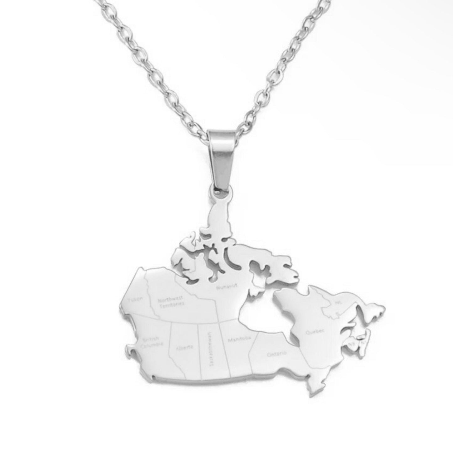 Canada Map Necklace