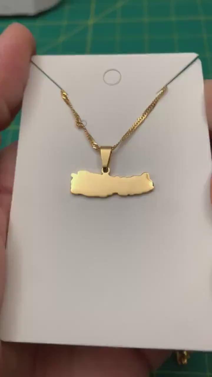 Nepal Map Necklace