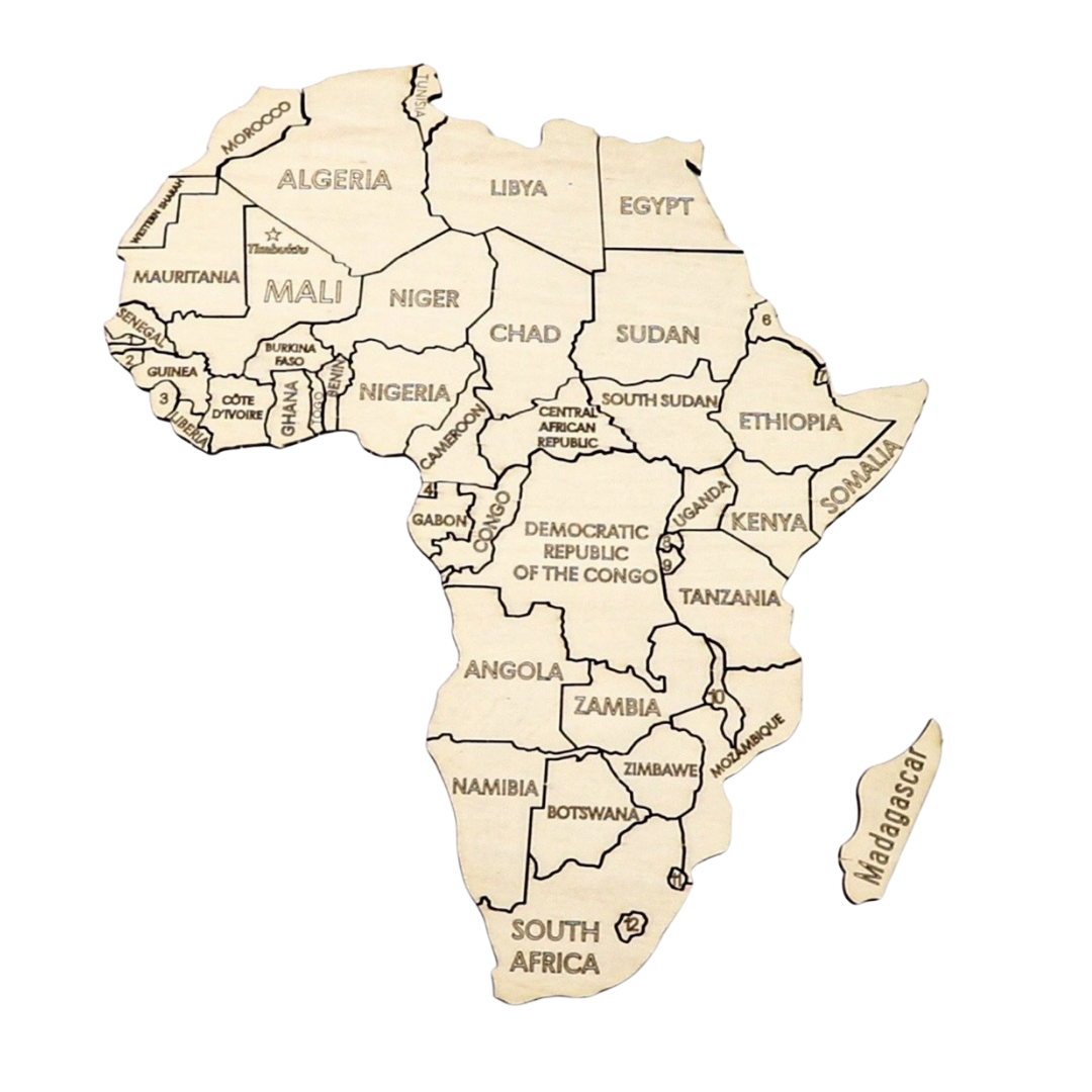 Africa Map Puzzle