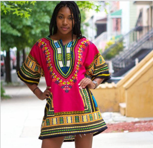 Dashiki Traditional Fashion Print Top - Timbuktu Arts