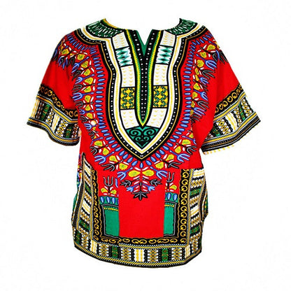 Dashiki Traditional Fashion Print Top - Timbuktu Arts