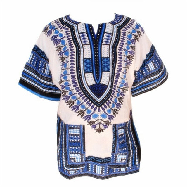 Dashiki Traditional Fashion Print Top - Timbuktu Arts