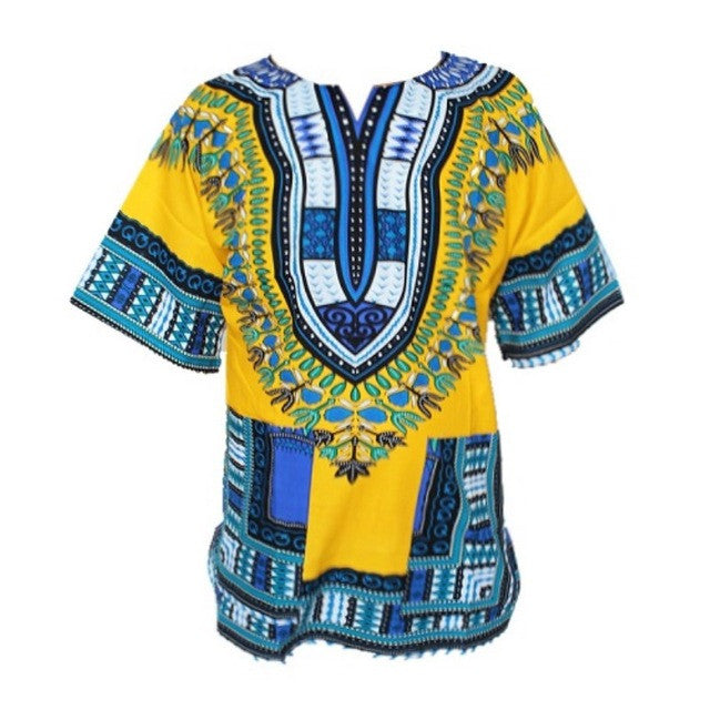 Dashiki Traditional Fashion Print Top - Timbuktu Arts