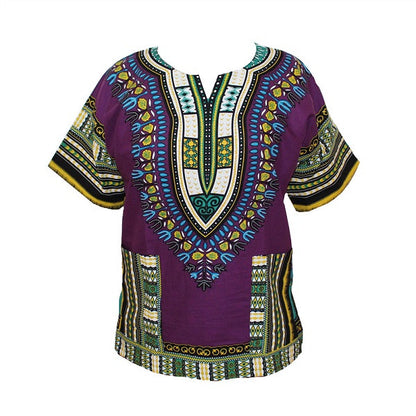 Dashiki Traditional Fashion Print Top - Timbuktu Arts